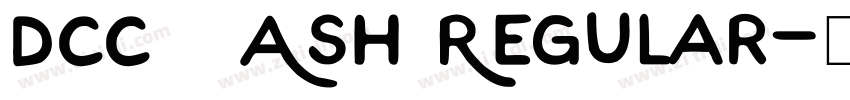 DCC   Ash Regular字体转换